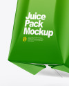 Juice Carton Package Mockup