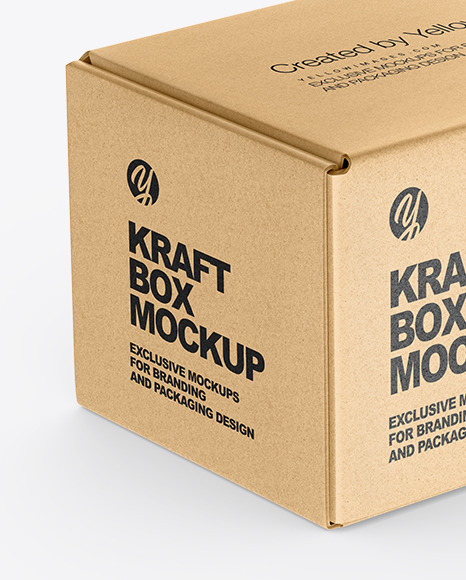 Kraft Box Mockup