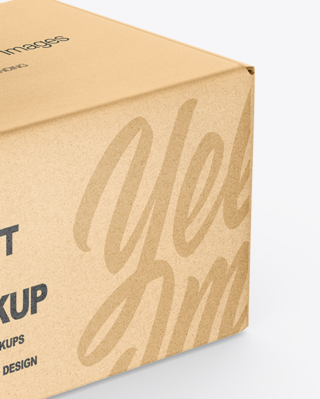 Kraft Box Mockup