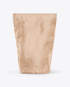 Food Kraft Bag Mockup