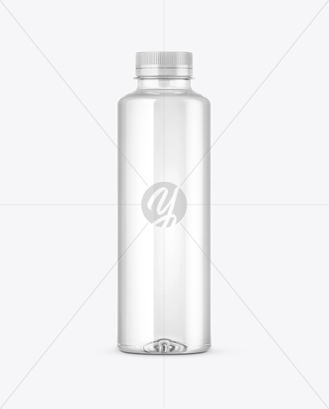 Clear Plastic Bottle Mockup