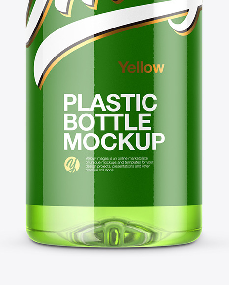 Clear Plastic Bottle Mockup