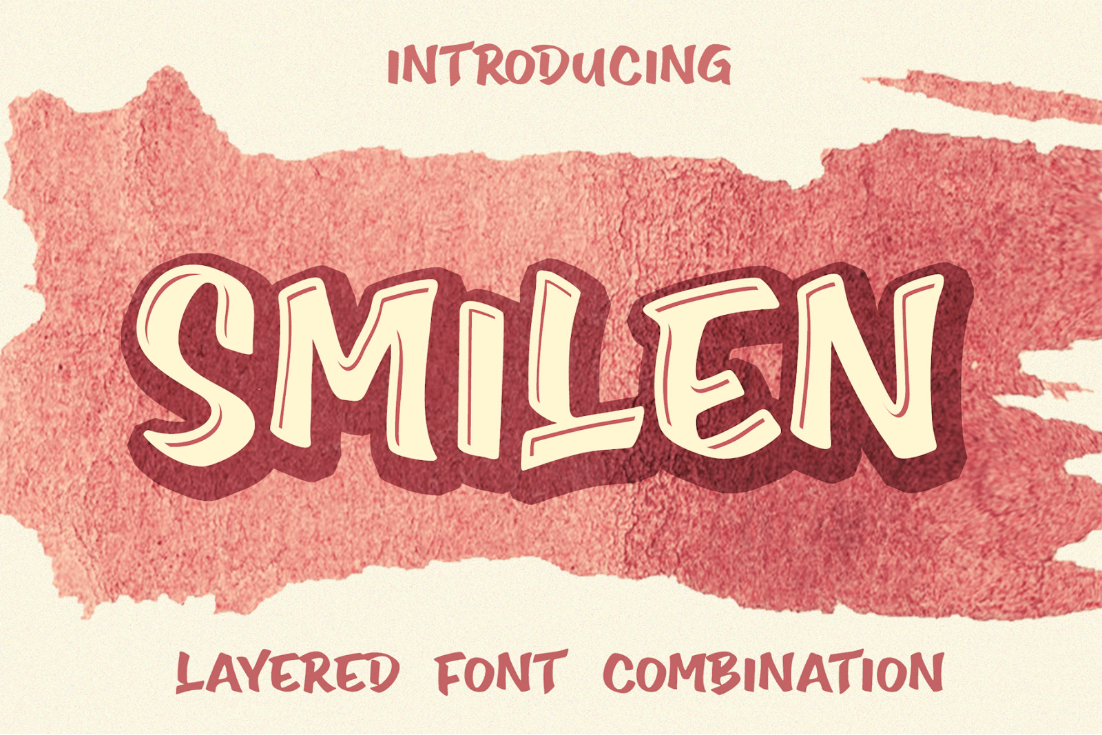 Smilen Extrude Font