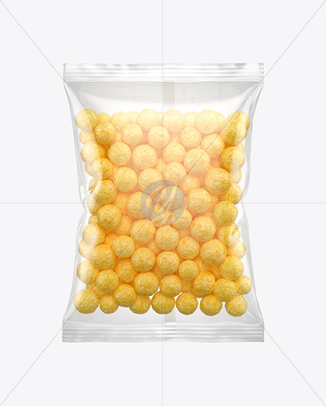 Bag With Corn Balls Mockup