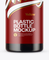 Clear Plastic Bottle Mockup
