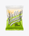 Frosted Bag With Corn Balls Mockup