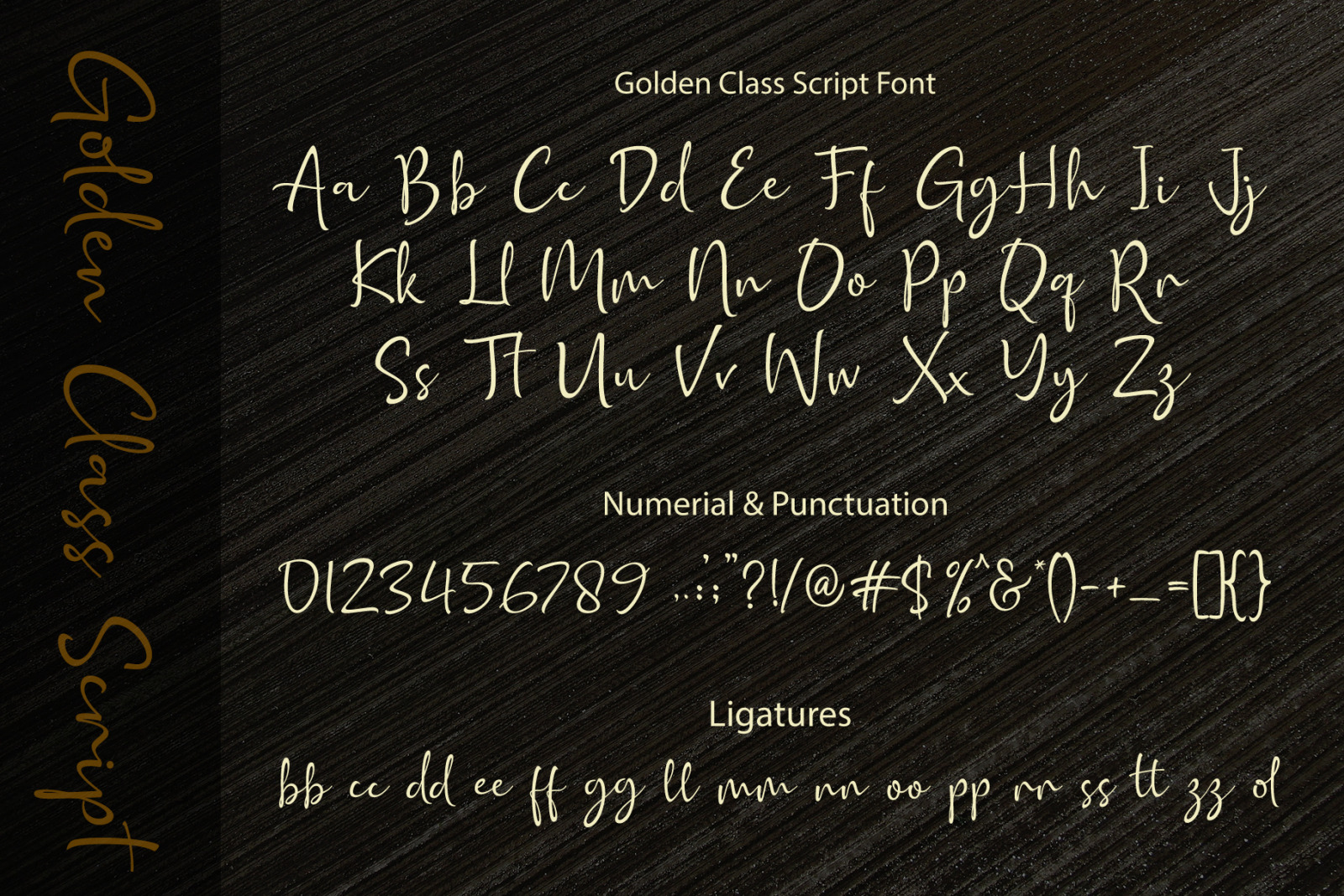 Golden Class Font Duo Golden Class Font Duo