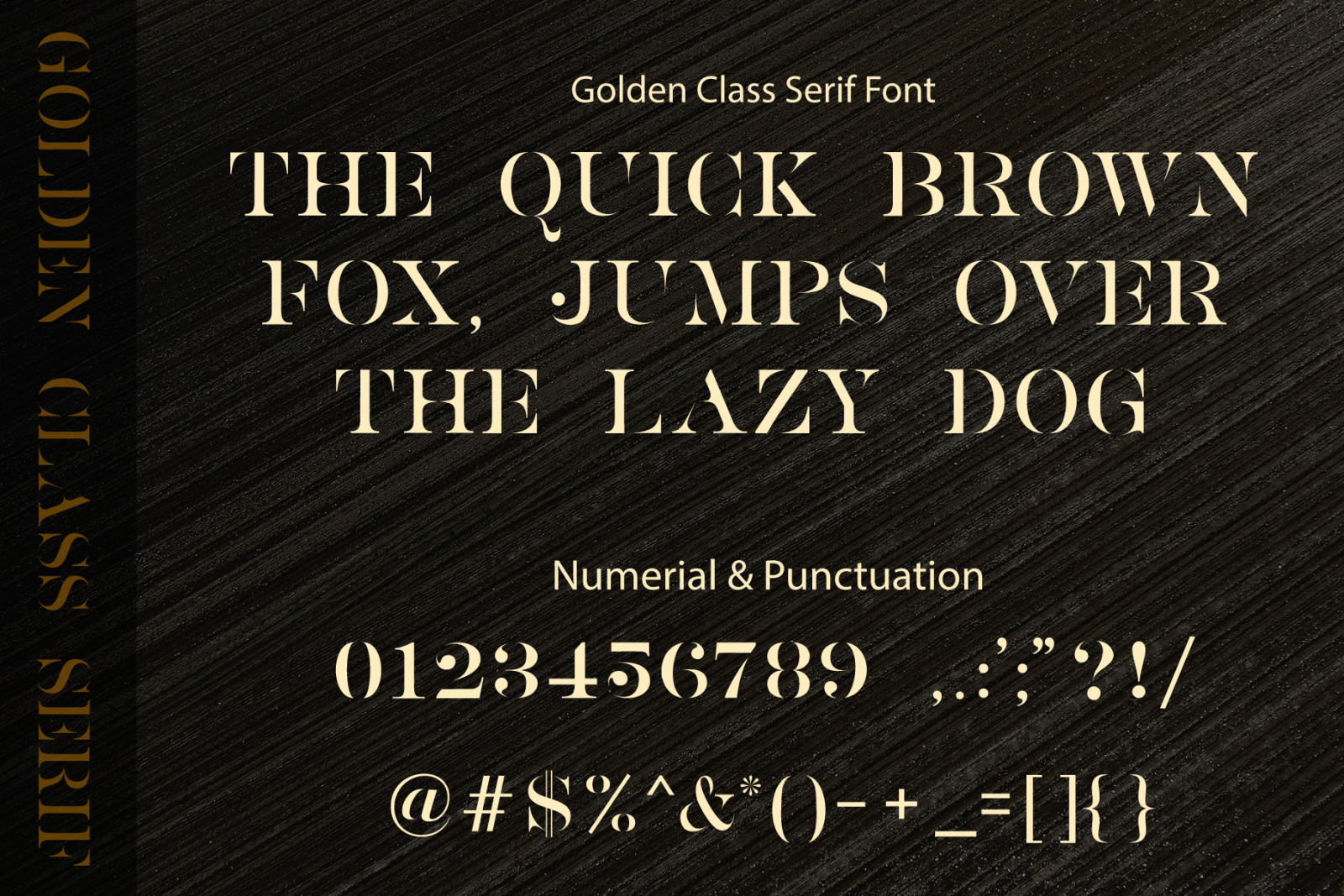 Golden Class Font Duo Golden Class Font Duo