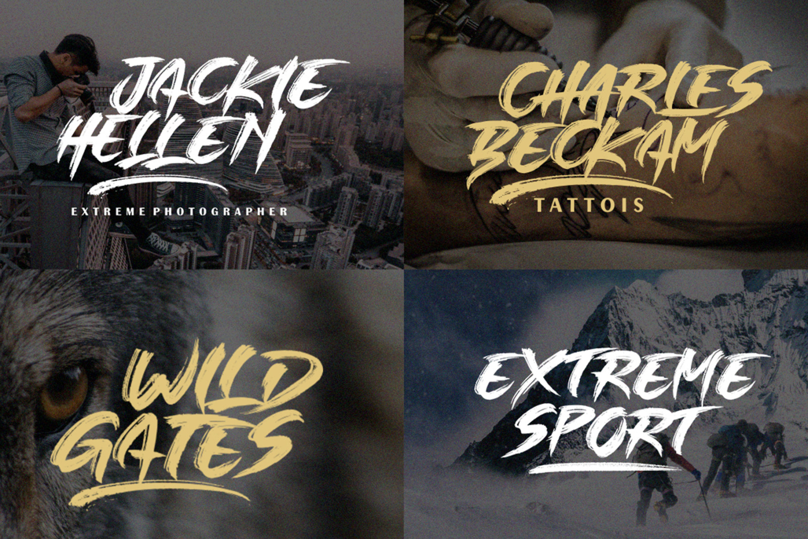 Single Fighter Brush Font Single Fighter Brush Font