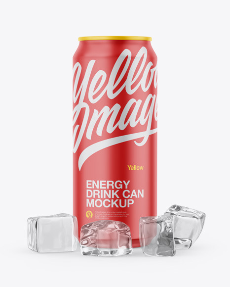 Matte Can Mockup - Holographic+packaging+