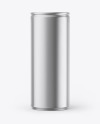 Glossy Metallic Drink Can Mockup