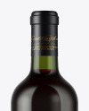 Green Glass Red Wine Bottle Mockup Green Glass Red Wine Bottle Mockup
