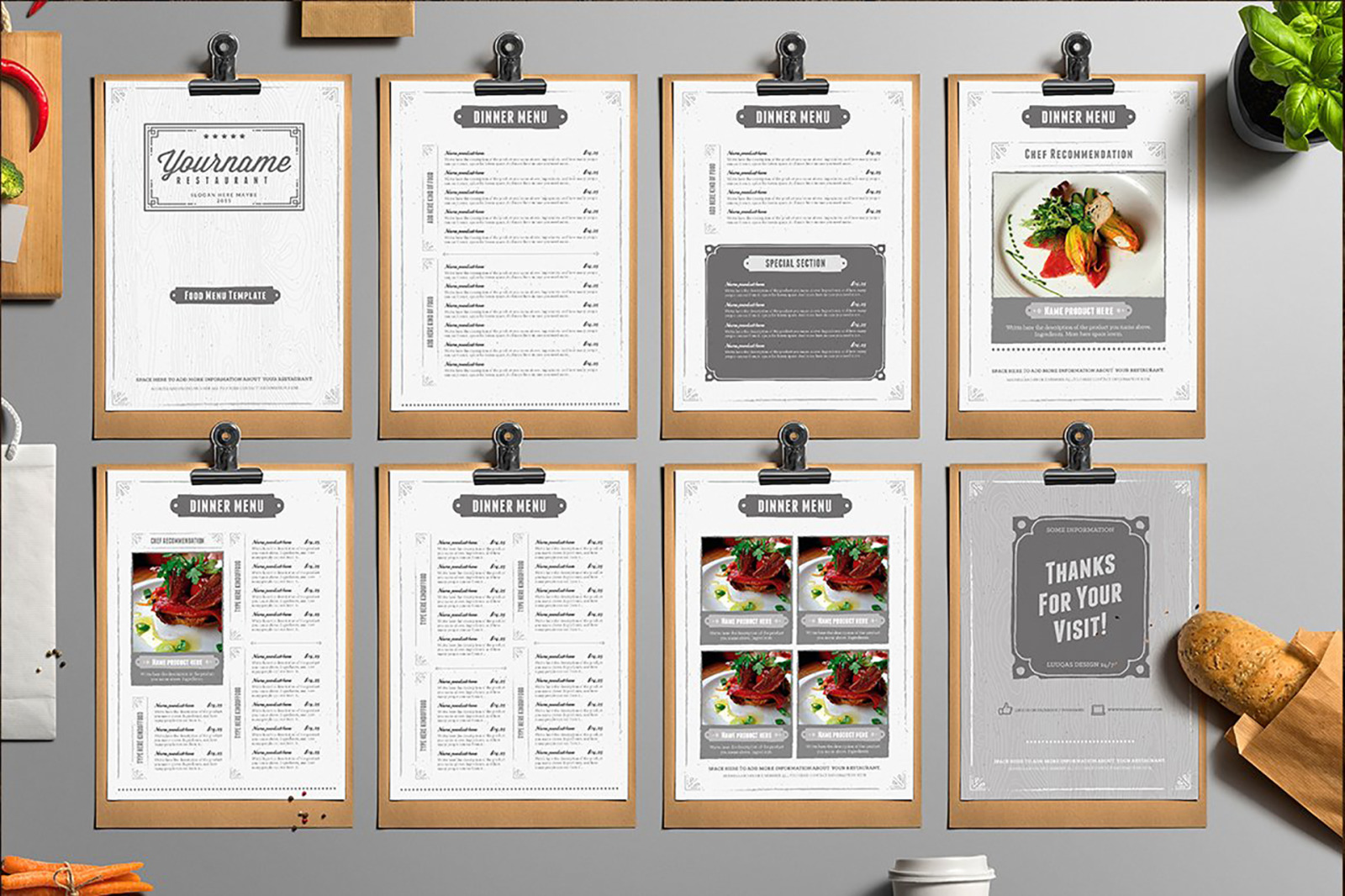 Classy Food Menu 4 Classy Food Menu 4