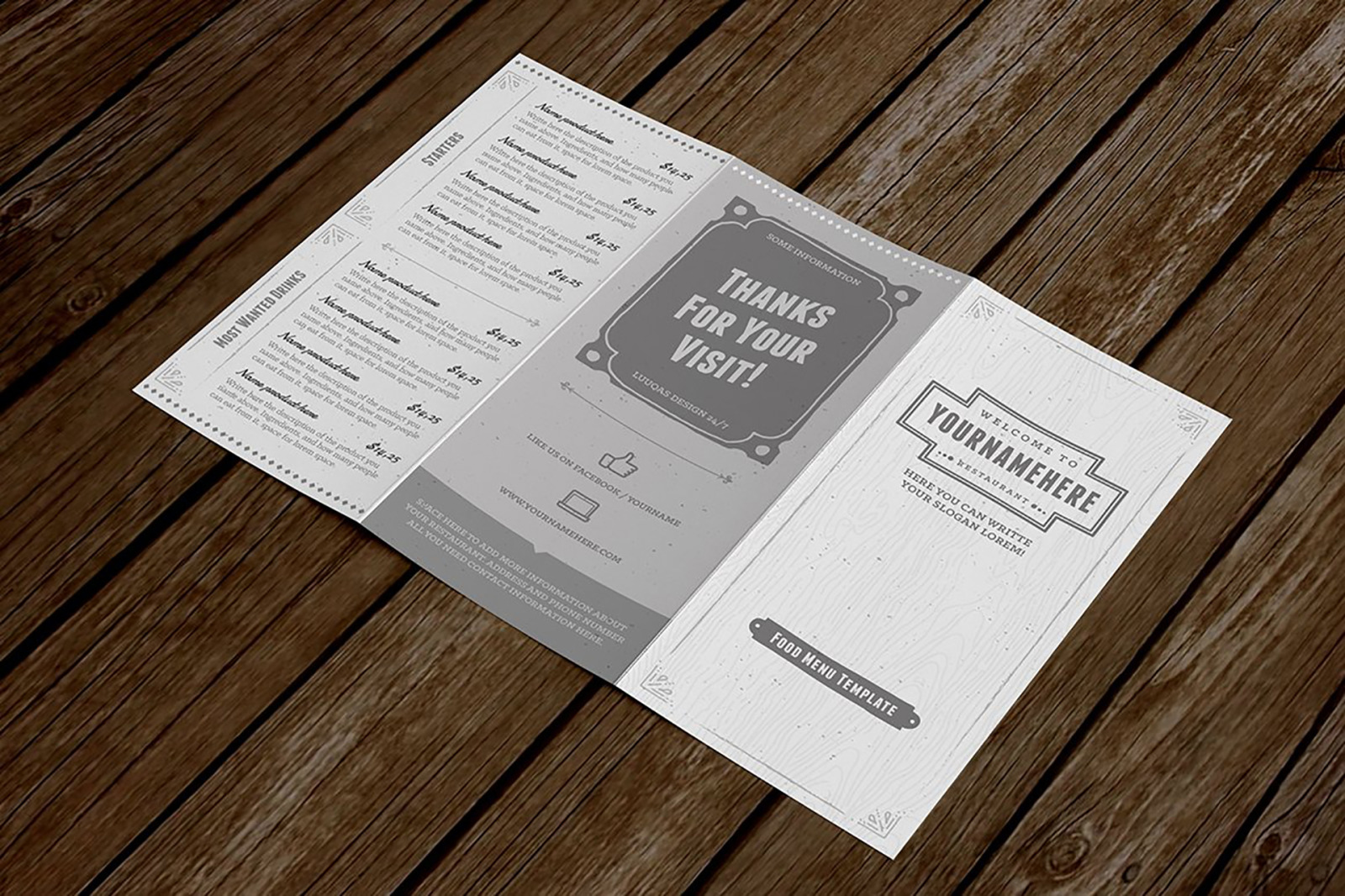 Classy Food Menu 4 Classy Food Menu 4