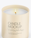 Candle W/ Box Mockup