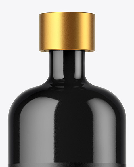 Glossy Ceramic Bottle Mockup