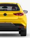 Hatchback Mockup - Back View