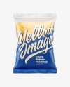 Frosted Bag With Corn Flakes Mockup