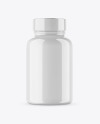 Glossy Pills Bottle Mockup