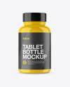 Glossy Pills Bottle Mockup