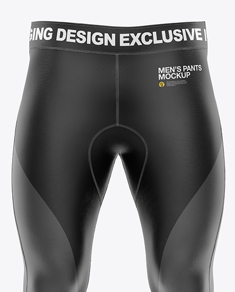 Men&#039;s Leggings Mockup - Front View