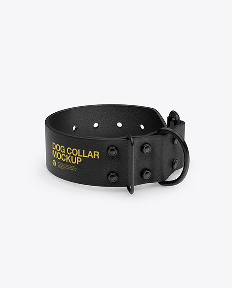 Leather Dog Collar Mockup