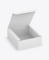 Opened Paper Box Mockup