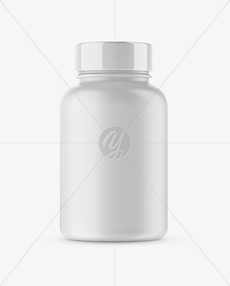 Matte Pills Bottle Mockup