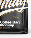 Glossy Coffee Bag Mockup