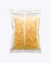 Frosted Bag With Corn Sticks Mockup