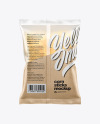 Frosted Bag With Corn Sticks Mockup