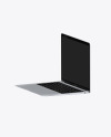 Silver MacBook Air Mockup