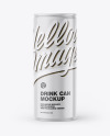 Glossy Drink Can Mockup