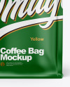 Textured Paper Coffee Bag Mockup