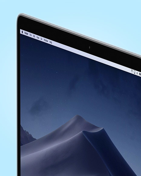 Space Gray MacBook Air Mockup