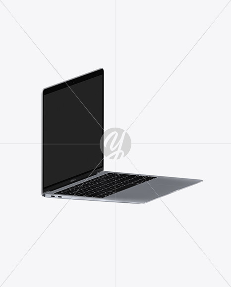 Space Gray MacBook Air Mockup