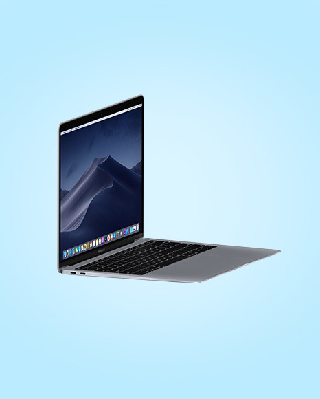 Space Gray MacBook Air Mockup