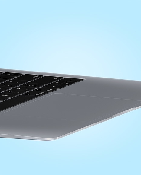 Space Gray MacBook Air Mockup