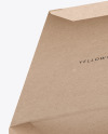 Opened Kraft Box Mockup Opened Kraft Box Mockup