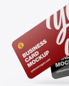 Paper Business Cards Mockup