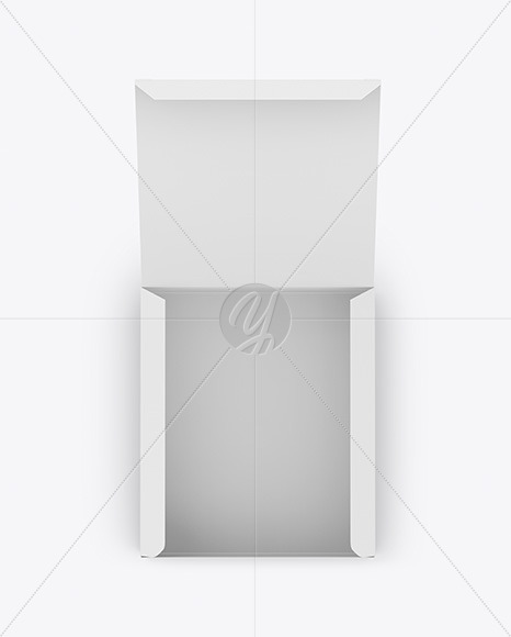 Opened Paper Box Mockup