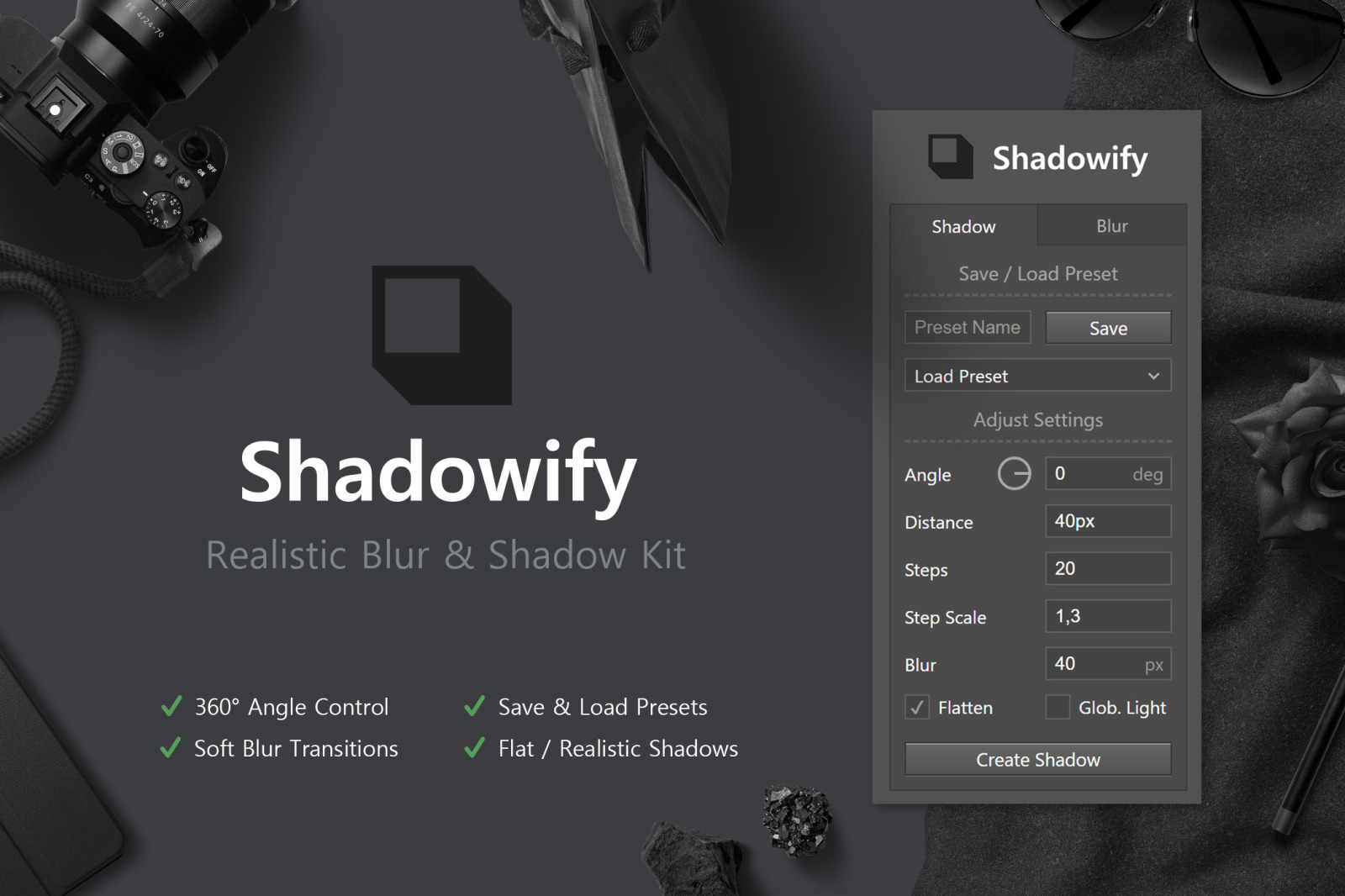 Shadowify - Realistic Blur &amp; Shadow Kit