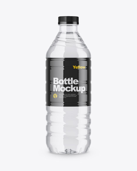 Clear Bottle Mockup