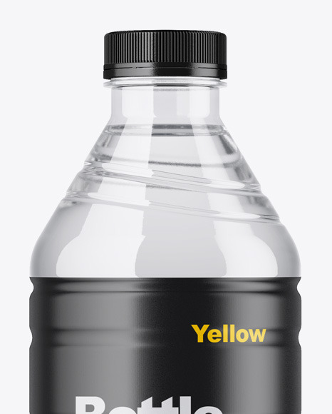 Clear Bottle Mockup