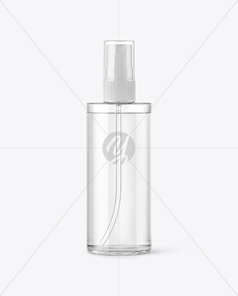 Clear Spray Bottle Mockup