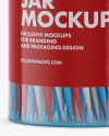 Toothpicks Jar Mockup