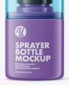 Matte Sprayer Bottle Mockup