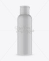 Matte Plastic Bottle Mockup - Front View