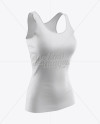 Womens Tank Top Premium Mockup - Halfside View