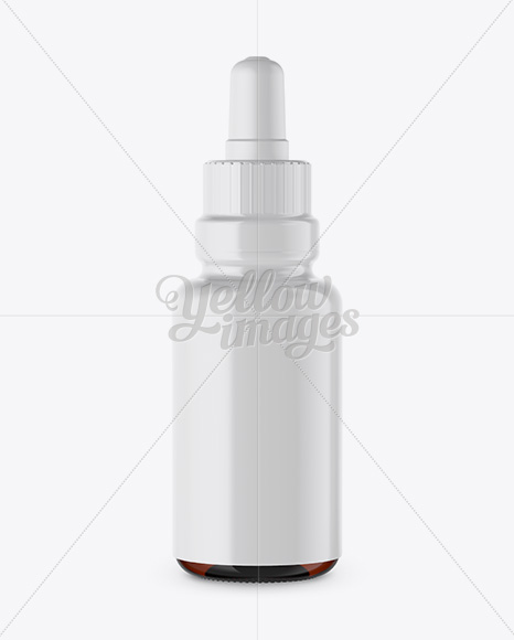 Dropper Bottle Mockup - Front View